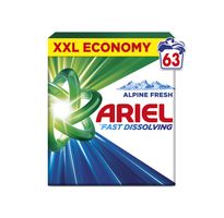 Ariel Alpine Fresh prášok na pranie, 63 praní