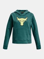 Under Armour Project Rock Brhma Bull Fleece HD Sweatshirt Kinder Grün