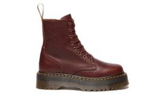 Dr. Martens Jadon Leather Platform Boots Dámske - Topánky Dr. Martens - Hnedá - DM41324200-6 - Size: 6