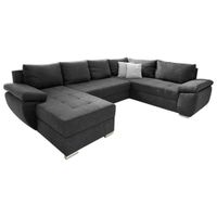 P & B SEDACIA SÚPRAVA, textil, antracitová