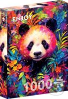 Hravé pandí mládě - puzzle z kategorie Umělecké