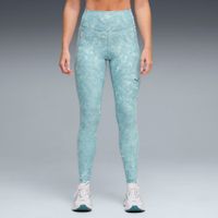PUMA CLOUDSPUN Leggings mit Print Damen, Kleidung, Blau, XS