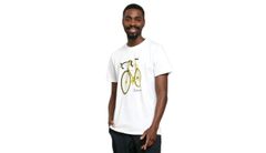 Dedicated Stockholm Andy Bike White Pánske - Tričká Dedicated - Biela - 21037-M - Size: M