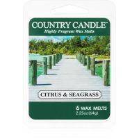 Country Candle Citrus & Seagrass vosek za aroma lučko 64 g