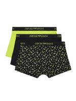 Emporio Armani Bokserice  neonsko zelena / crna