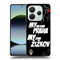 Silikónový čierny obal pre Xiaomi Redmi Note 14 4G - FK Viktoria Žižkov A