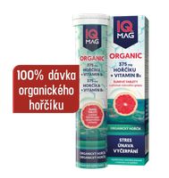 IQ MAG ORGANIC Mg+B6 šumivé tablety 13 šumivých tabliet