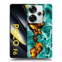Silikónový čierny obal pre Xiaomi Poco F6 - Goldsky