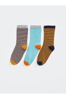 LC Waikiki Lcwk Striped Boy's Socks 3-Piece