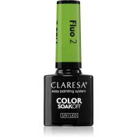 Claresa SoakOff UV/LED Color Fluo gélový lak na nechty odtieň 2 5 g