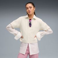 PUMA Class Relaxed Polo Damen, Kleidung, Weiß, L