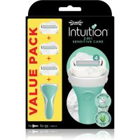 Wilkinson Sword Intuition 2 in 1 Sensitive Care самобръсначка + резервни остриета 3 бр.