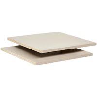 Rauch Möbel SADA VKLADACÍCH POLÍC, sivá, 43/1,6/45 cm