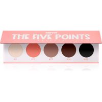 Miyo Eyeshadow The five points Lidschattenpalette Farbton 10 Fancy Peach 1 St.