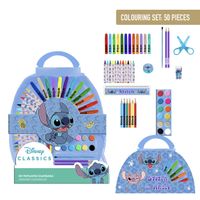 COLOURING STATIONERY SET 50 PIEZAS STITCH