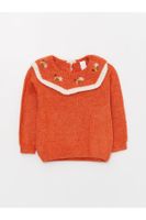 LC Waikiki LCW baby Crew Neck Baby Girl Sweater