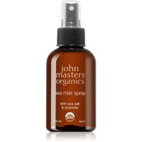 John Masters Organics Sea Salt & Lavender Sea Mist Spray tengeri só levendulával spray formában a haj hosszúságára 125 ml