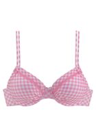 BUFFALO Bikini gornji dio  roza / bijela