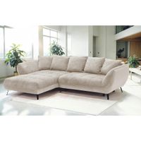 Livetastic ROHOVÁ SEDAČKA, textil, béžová, svetlohnedá