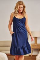 Noční košile Doctor Nap 7244 - bavlna Tmavě modrá 2XL