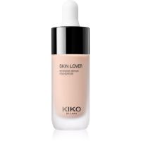 KIKO Milano Skin Lover Intensive Serum Foundation długotrwały podkład w płynie o działaniu nawilżającym odcień 1CR Cool Rose 20 ml