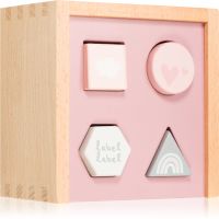 Label Label Shape Sorting Box розвивальний сортер Pink 1 кс