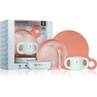 Suavinex Hygge Toddler Feeding Set набір посуду для дітей 6 m+ Pink 5 кс