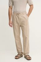 Pepe Jeans pantaloni din amestec de in LINEN PULL ON PANTS