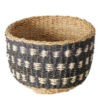 KOŠÍK prírodná farba, čierna