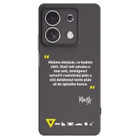 Silikónový čierny obal pre Xiaomi Redmi Note 13 4G - Kazma - MŮŽETE DOKÁZAT, CO BUDETE CHTÍT