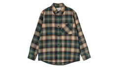 Carhartt WIP Dern Shirt Pánske - Košeľa Carhartt WIP - Zelená - I035331_34Z_XX-L - Size: L