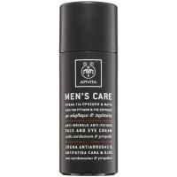 Apivita Men's Tonic Cream Cardamom & Propolis Anti-Faltencreme für Gesicht und Augen 50 ml