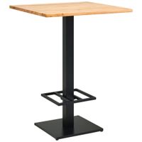 Carryhome BAROVÝ STÔL, akácia, čierna, farba akácie, 80/105/80 cm