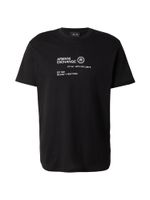 ARMANI EXCHANGE Majica  siva / crna / bijela