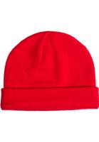 MSTRDS Short Cuff Knit Beanies Beanie - Red