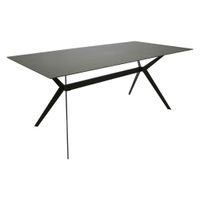 Hom`in JEDÁLENSKÝ STÔL, čierna, sivá, 180/90/75 cm
