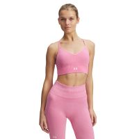 Biustonosz Under Armour Vanish Seamless Washed Low Shaded Fuchsia/ White XL