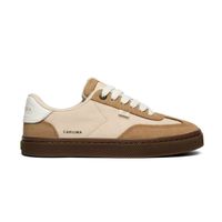 Boty Cariuma Dámské volnočasové boty Cariuma TOCA Teak Light Cream Nylon Latte Suede Sneaker