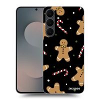 Silikónový čierny obal pre Samsung Galaxy S25 FE 5G - Gingerbread