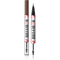 Maybelline Build-A-Brow Kétoldalú szemöldök ceruza a formáért és a fixálásért árnyalat 257 Medium Brown 1 db