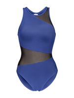 ARENA Jednodijelni kupaći kostim 'ANGLE VENT BACK MESH'  plava / crna