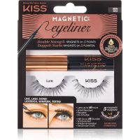 KISS Magnetic Eyeliner & Eyelash Kit magnetne trepavice 01 Lure 1 par