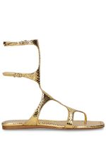 5mm Uma Python Print Metallic Sandals