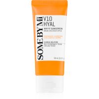 Some By Mi V10 Hyal Air Fit Sunscreen легкий захисний крем для обличчя SPF 50+ 50 мл