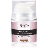 Loving Tan 2 HR Express samoopaľovacie sérum na tvár odtieň Dark 30 ml