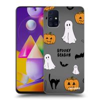 Silikónový čierny obal pre Samsung Galaxy M31s - Spooky season 2