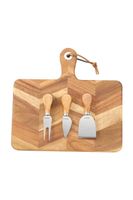 Dorre platou pentru brânzeturi cu ustensile Ollie 30 x 29 cm 4 elementy