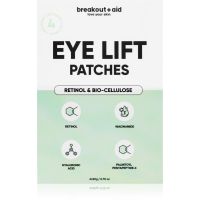 My White Secret Breakout+aid Eye Lift Patches лепенки против бръчки за под очите с ретинол 4 бр.