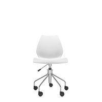 Maui Office bez područek zinkově bílá Kartell