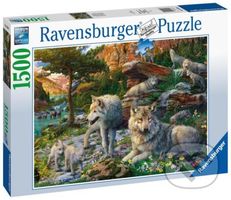 Jarní vlci - puzzle z kategorie Umělecké